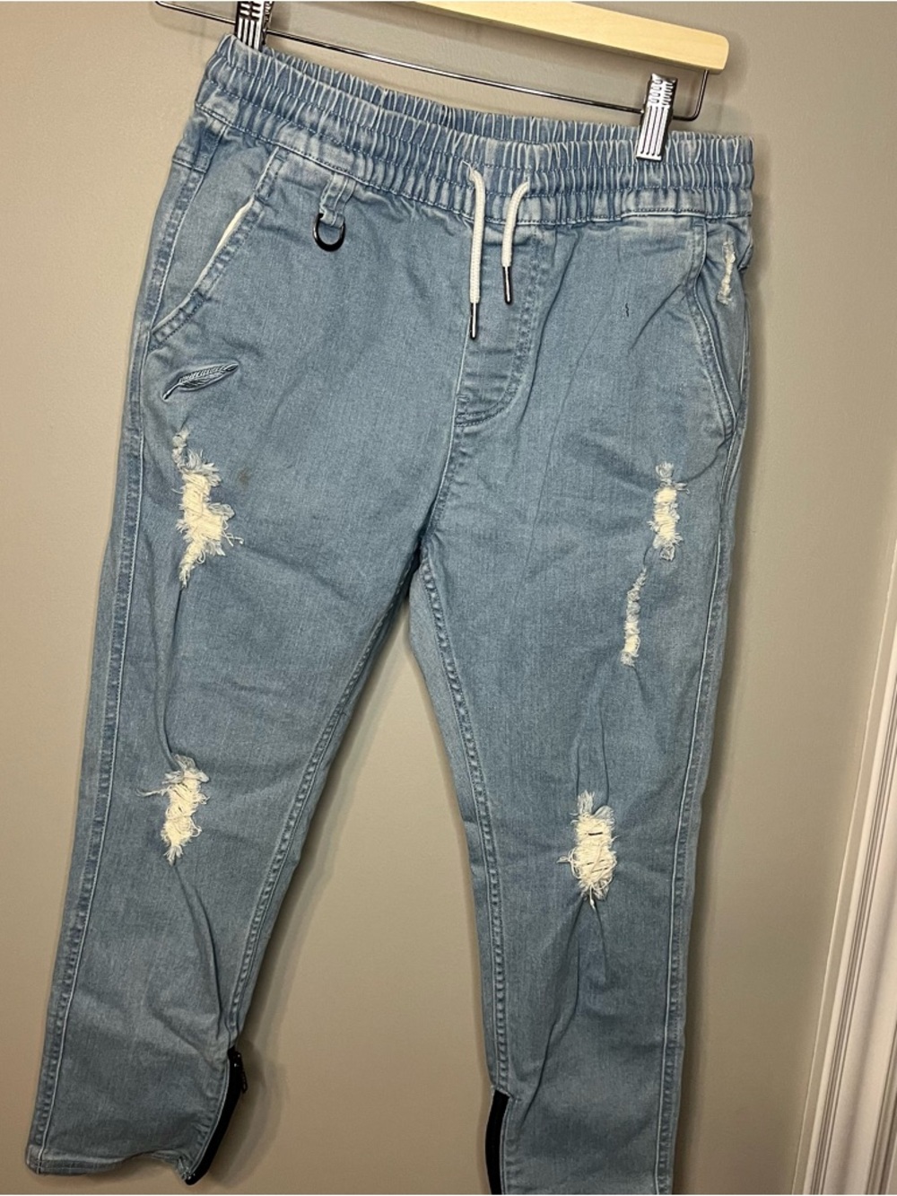 Publish Light Blue Slim Distressed Men's Jeans